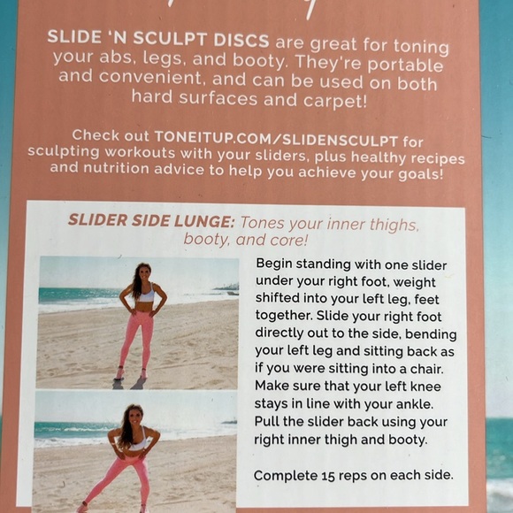 Tone It Up Slide ‘N Sculpt Discs - Picture 3 of 5